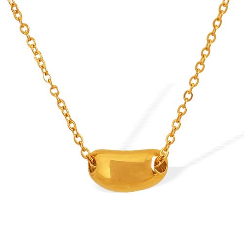 Collier de bijoux en acier inoxydable, Acier inoxydable 304, avec 5cm chaînes de rallonge, Placage, bijoux de mode & pour femme, plus de couleurs à choisir cm, Vendu par PC