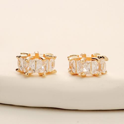 Entretoise de perles en laiton, Placage, DIY & pavé de micro zircon, plus de couleurs à choisir, Vendu par PC