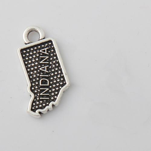 Bijoux pendentifs en Zinc alliage , alliage de zinc, Placage, DIY Vendu par sac