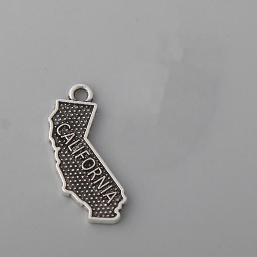 Bijoux pendentifs en Zinc alliage , alliage de zinc, Placage, DIY Vendu par sac