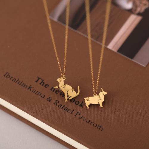 Collier de bijoux en acier inoxydable, Acier inoxydable 304, Placage ionique sous vide, pour femme, plus de couleurs à choisir cm, Vendu par PC