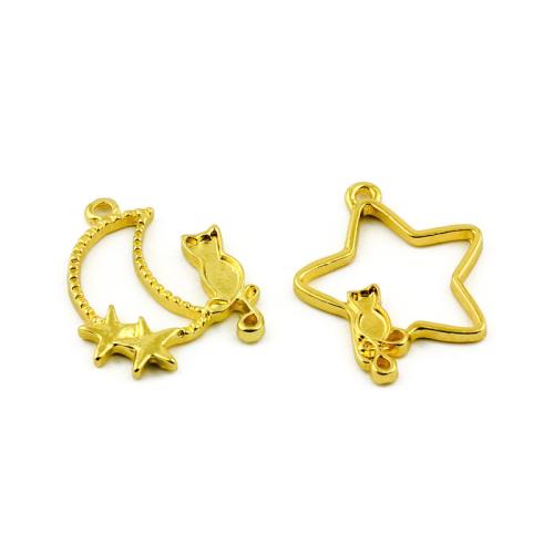 Zinc Alloy Animal Pendants, plated, DIY 