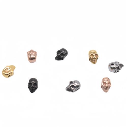 Stainless Steel Beads, 304 Stainless Steel, Skull, Vacuum Ion Plating, DIY Approx 1.8mm, Approx 