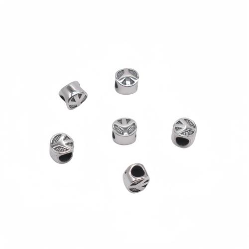 Stainless Steel Beads, 304 Stainless Steel, silver color plated, DIY 