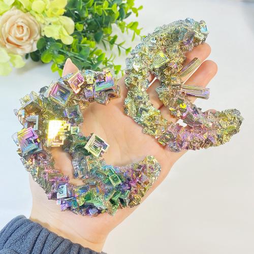 Mine de bismuth décoration, lune, bijoux de mode, multicolore Vendu par PC