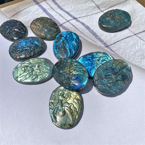 Labradorite décoration, bijoux de mode, bleu, Vendu par PC