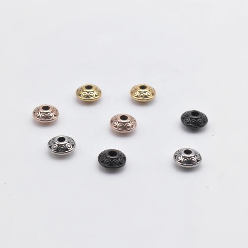 Edelstahl Perlen, 304 Edelstahl, Vakuum-Ionen-Beschichtung, DIY, keine, 7.8x4.3mm, Bohrung:ca. 2.2mm, verkauft von PC