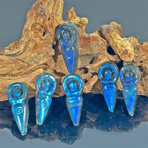 Labradorite décoration, bijoux de mode, bleu, Vendu par PC