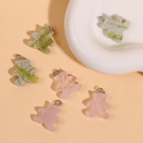 Crystal Jewelry Pendants, Bear, DIY [