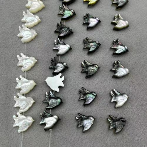 Perles de coquille de mer, Lèvre blanche, avec Black-Lip-Shell, Hirondelle, DIY, plus de couleurs à choisir Vendu par PC