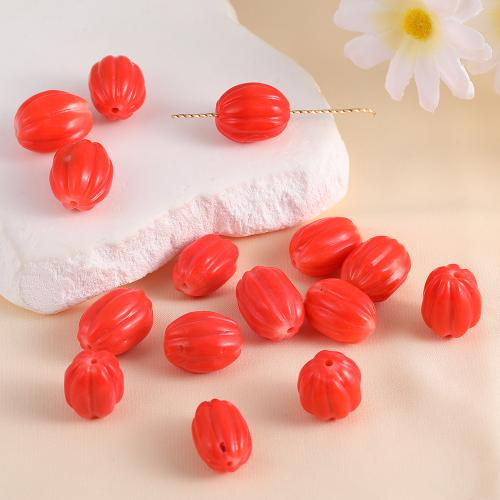 Perles en corail naturel, DIY, rouge Vendu par PC