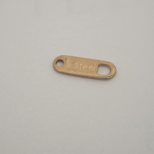 extensor de cadena de acero inoxidable , acero inoxidable 304, Recubrimiento iónico al vacío, Bricolaje, dorado, 11x4x1mm, aproximado 100PCs/Bolsa, Vendido por Bolsa