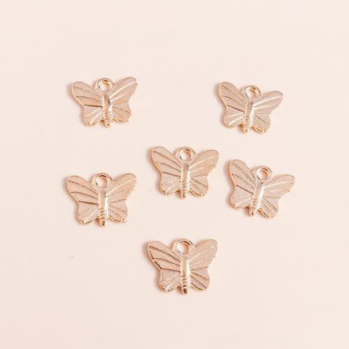 Zinc Alloy Animal Pendants, Butterfly, plated, DIY 