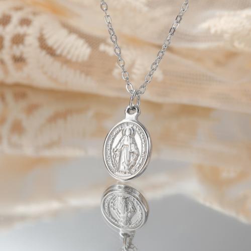 Collier de bijoux en acier inoxydable, Acier inoxydable 304, Placage, pour femme, plus de couleurs à choisir cm, Vendu par PC