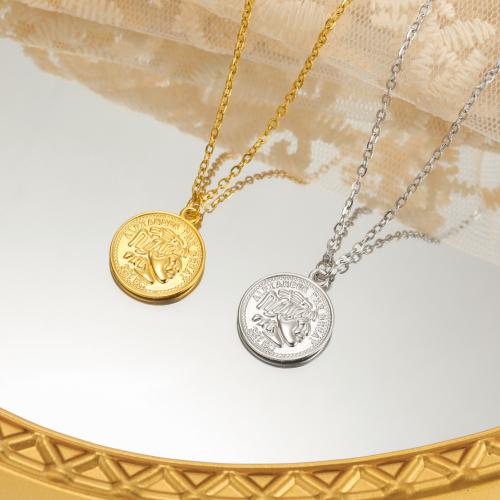 Collier de bijoux en acier inoxydable, Acier inoxydable 304, Rond, Placage, pour femme, plus de couleurs à choisir cm, Vendu par PC