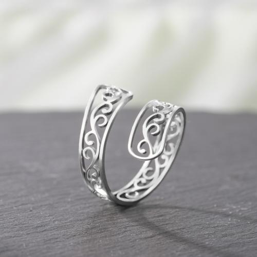 Stainless Steel Finger Ring, 304 Stainless Steel, plated, for woman 