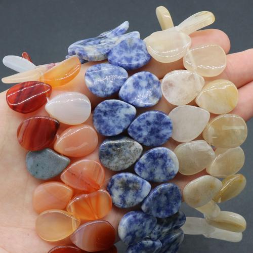 Single Gemstone Beads, Natural Stone, Teardrop, DIY Approx 