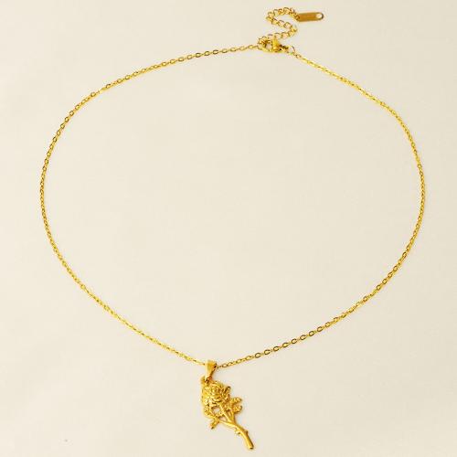 Collier de bijoux en acier inoxydable, Acier inoxydable 304, Placage ionique sous vide, pour femme, plus de couleurs à choisir Vendu par sac