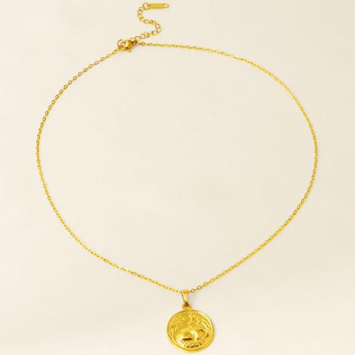 Collier de bijoux en acier inoxydable, Acier inoxydable 304, Placage ionique sous vide, pour femme, plus de couleurs à choisir Vendu par sac