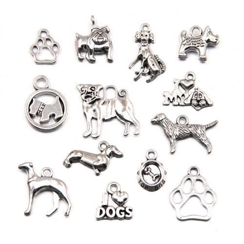 Zinc Alloy Animal Pendants, plated, DIY 