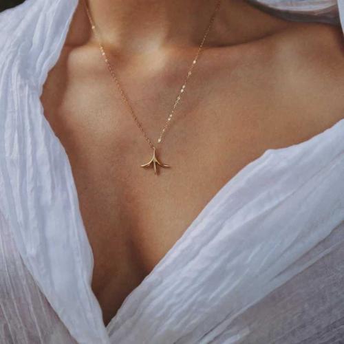 Collier de bijoux en acier inoxydable, Acier inoxydable 304, Placage ionique sous vide, pour femme cm, Vendu par PC