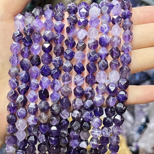 Natural Amethyst Beads, DIY & faceted, purple Approx 38 cm 