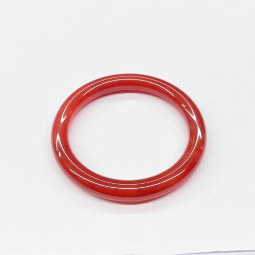 Red Agate Bangle, fashion jewelry & for woman, red, Inner diameter mm 