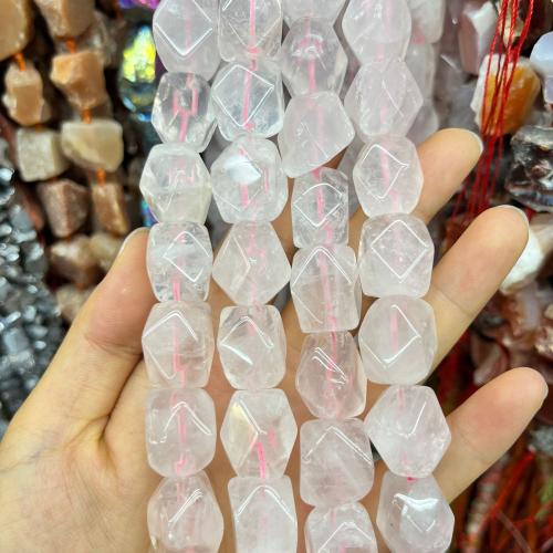 Perles en Quartz Rose naturel, DIY & facettes Vendu par PC