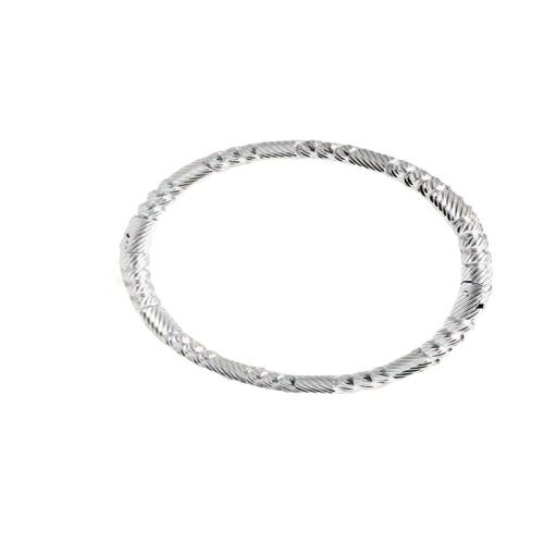 Titanium Steel Bangle, plated, fashion jewelry & for woman Inner Approx 60mm 