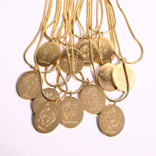 Collier de bijoux en acier inoxydable, Acier inoxydable 304, Placage ionique sous vide, pour femme, plus de couleurs à choisir cm, Vendu par PC