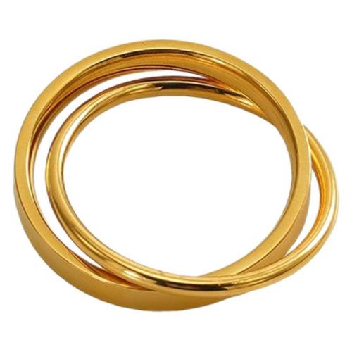 Stainless Steel Finger Ring, 304 Stainless Steel, gold color plated, fashion jewelry golden 