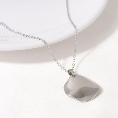 Collier de bijoux en acier inoxydable, Acier inoxydable 304, Irrégulière, Placage, pour femme, plus de couleurs à choisir, Vendu par PC