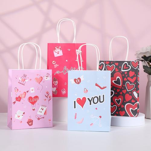 Sac pour cadeau, papier, Impression, durable, plus de couleurs à choisir Vendu par sac