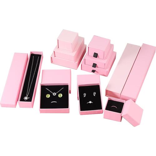 Multifunctional Jewelry Box, Paper  pink [