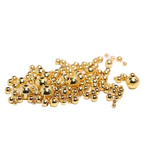 Entretoise de perles en laiton, Rond, Placage, DIY & normes différentes pour le choix, plus de couleurs à choisir, Vendu par PC