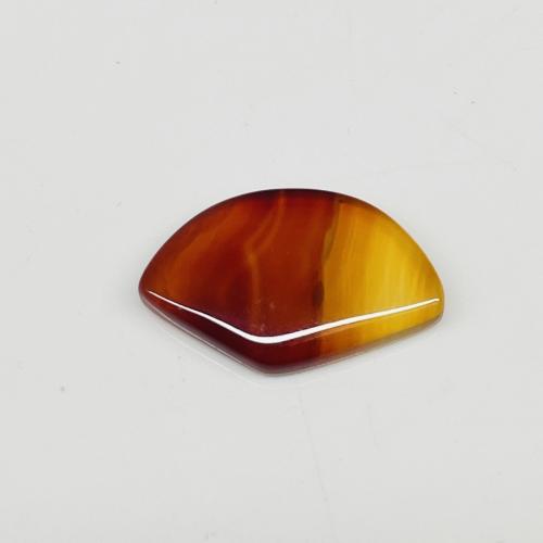 Achat Cabochon, Roter Achat, DIY, gemischte Farben, 23x15x4mm, verkauft von PC