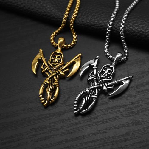 Collar de Acero Inoxidable, acero inoxidable 304, Recubrimiento iónico al vacío, unisexo & diferentes estilos para la opción, más colores para la opción, Vendido por UD