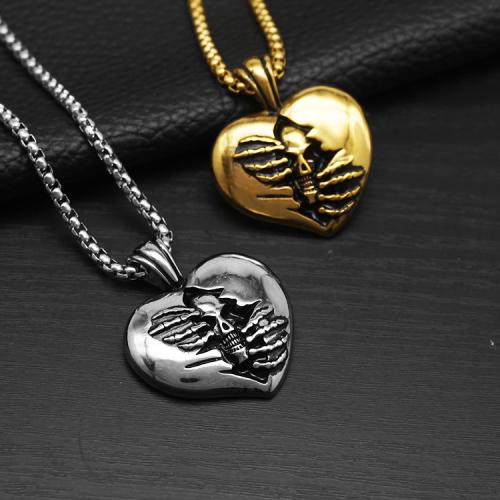 Collar de Acero Inoxidable, acero inoxidable 304, Recubrimiento iónico al vacío, unisexo & diferentes estilos para la opción, más colores para la opción, Vendido por UD