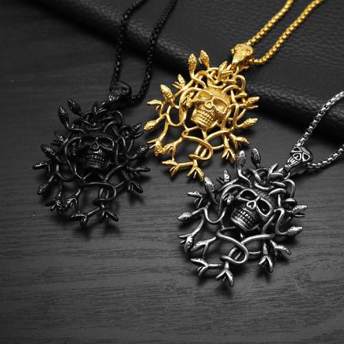 Collar de Acero Inoxidable, acero inoxidable 304, Recubrimiento iónico al vacío, unisexo & diferentes estilos para la opción, más colores para la opción, Vendido por UD