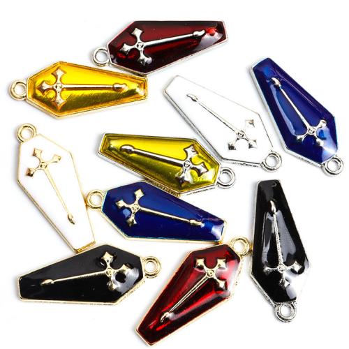 Zinc Alloy Enamel Pendants, plated, DIY Approx 