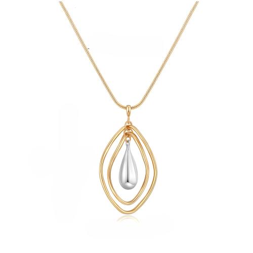 Collier en laiton fait à la main, Placage de couleur d'or, bijoux de mode, doré, Vendu par PC