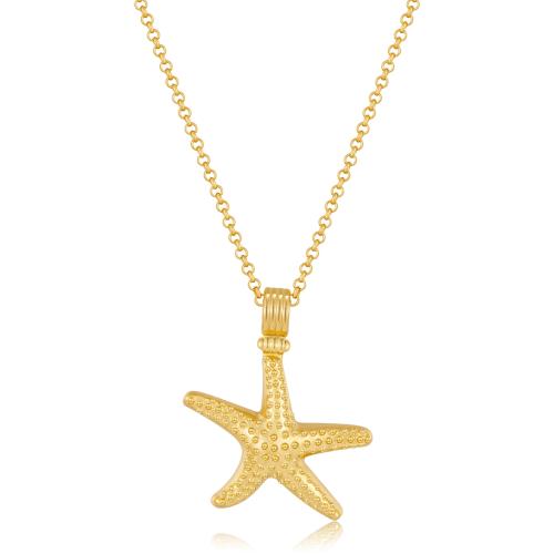 Collier en laiton fait à la main, Placage de couleur d'or, bijoux de mode, doré, Vendu par PC