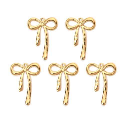 Pendentifs en acier inoxydable, Acier inoxydable 304, Noeud papillon, Placage, DIY, plus de couleurs à choisir Vendu par sac