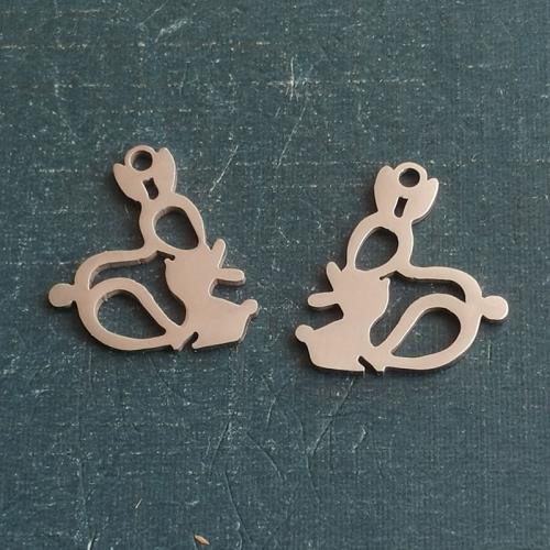 Titanium Steel Pendants, plated, DIY 