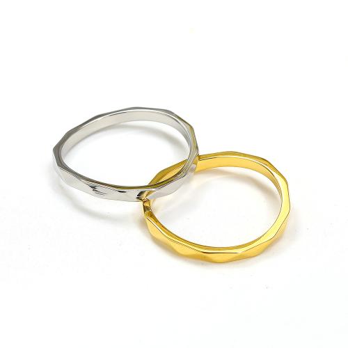 Anillos de Acero Inoxidable, acero inoxidable 304, Recubrimiento iónico al vacío, diverso tamaño para la opción & para mujer, más colores para la opción, Vendido por UD