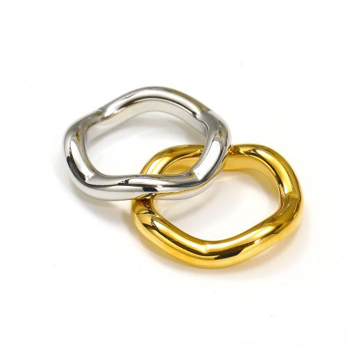 Anillos de Acero Inoxidable, acero inoxidable 304, Recubrimiento iónico al vacío, diverso tamaño para la opción & para mujer, más colores para la opción, Vendido por UD