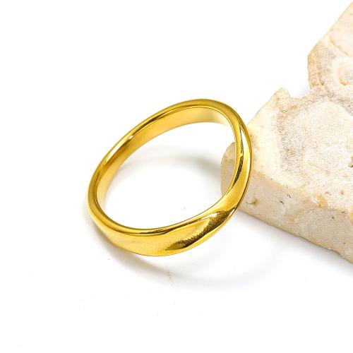 Anillos de Acero Inoxidable, acero inoxidable 304, Recubrimiento iónico al vacío, diverso tamaño para la opción & para mujer, más colores para la opción, Vendido por UD