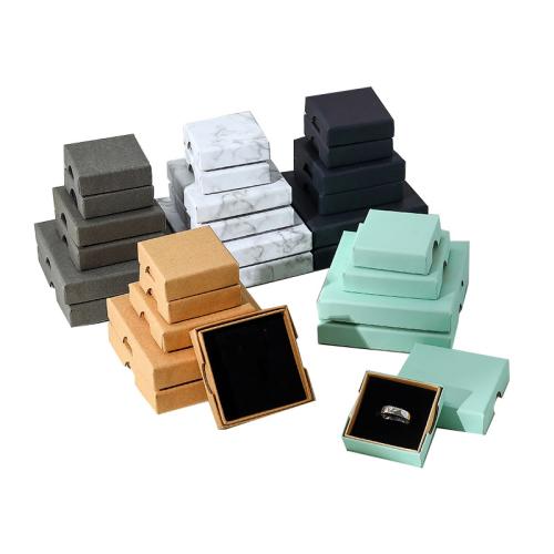 Boîte Cadeau de bijoux, papier, Anti-poussière & normes différentes pour le choix, plus de couleurs à choisir, Vendu par PC