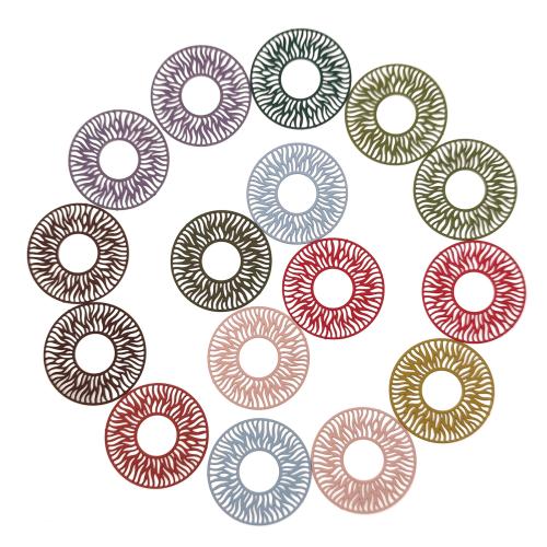 Pendentifs creux en laiton, DIY, plus de couleurs à choisir Environ Vendu par sac
