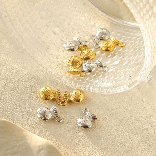 Pendentifs en acier inoxydable, Acier inoxydable 304, Placage ionique sous vide, DIY, plus de couleurs à choisir Vendu par sac